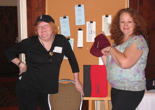 Fall 2007 workshop presenters Kate Mertes and Carol Roberts